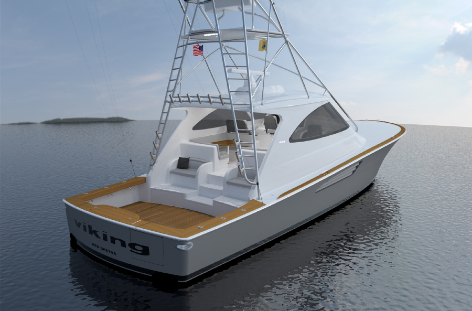 Slide: The Image of 2023 Viking 54 Open Rendering - 5365872