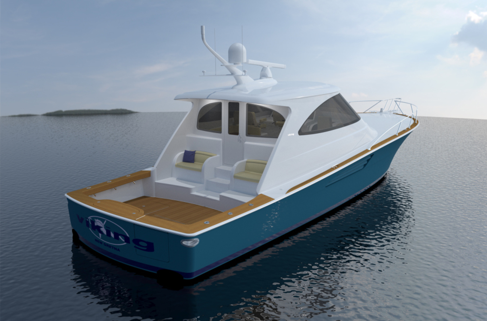 Slide: The Image of 2023 Viking 54 Open Rendering - 5365874
