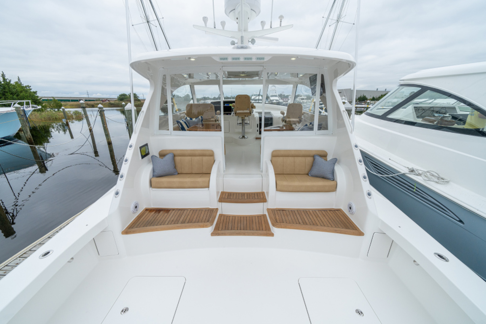 Slide: The Image of 2024 54 Viking Sport Coupe Cockpit - 4527907