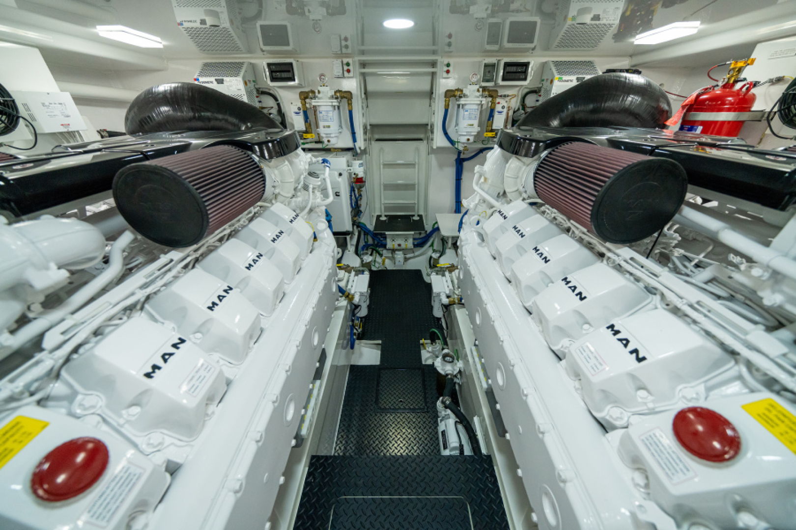 Slide: The Image of 2024 54 Viking Sport Coupe Engine Room - 4527911