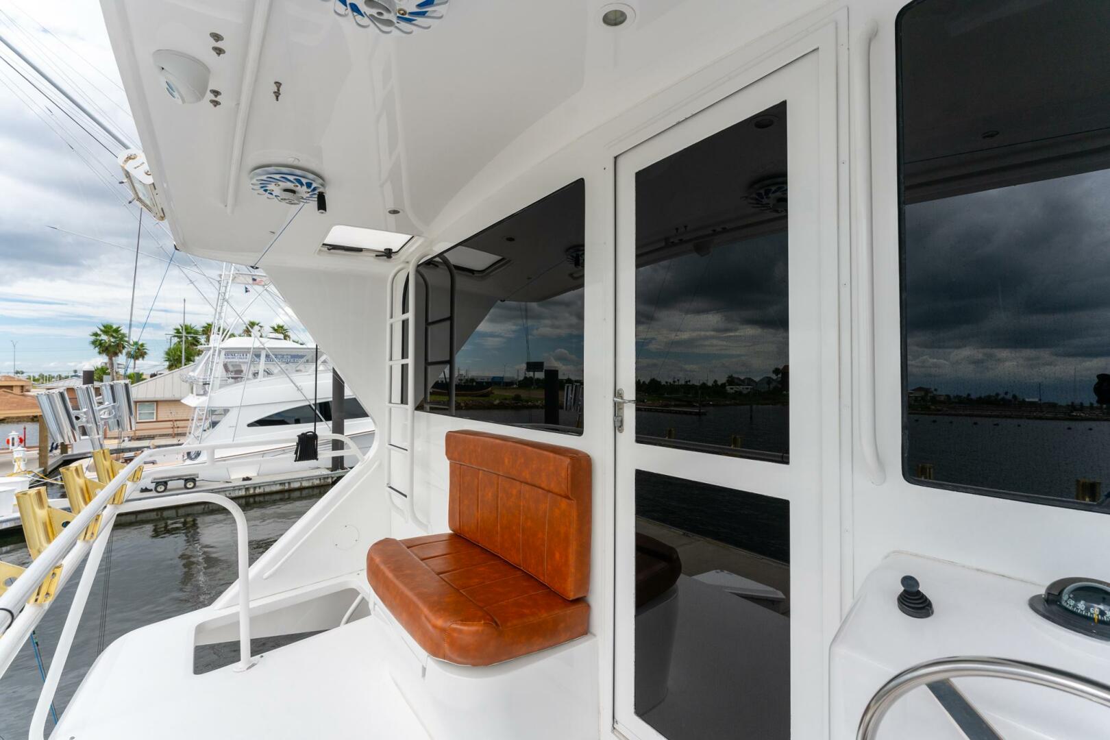 Slide: The Image of 2000 Viking 58 Enclosed Bridge Double Down - 30