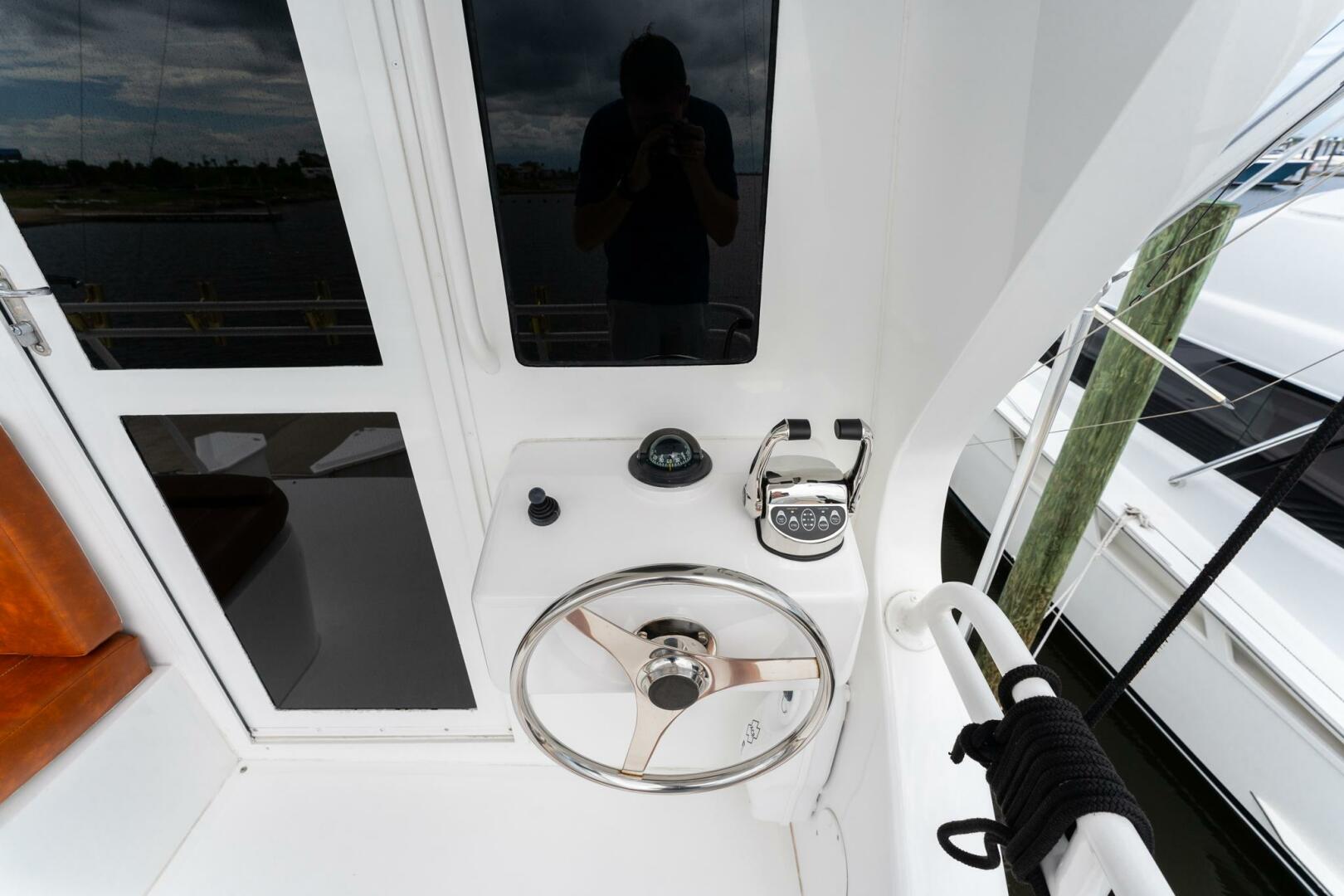 Slide: The Image of 2000 Viking 58 Enclosed Bridge Double Down - 31