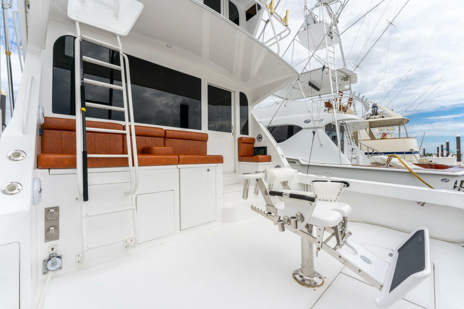 Slide: The Image of 2000 Viking 58 Enclosed Bridge Double Down - 32