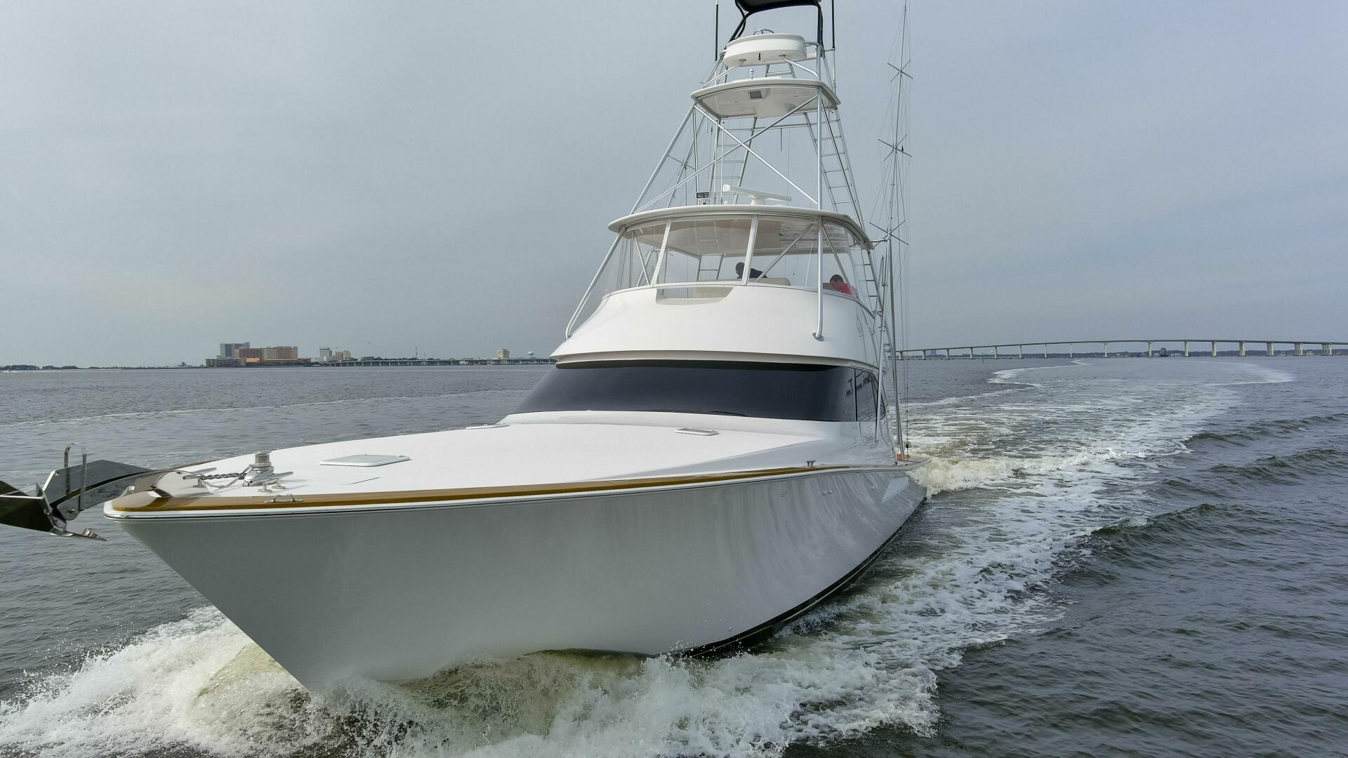 Slide: The Image of 2009 60 Viking Sportfish Blueprint Front Profile (3) - 5022146