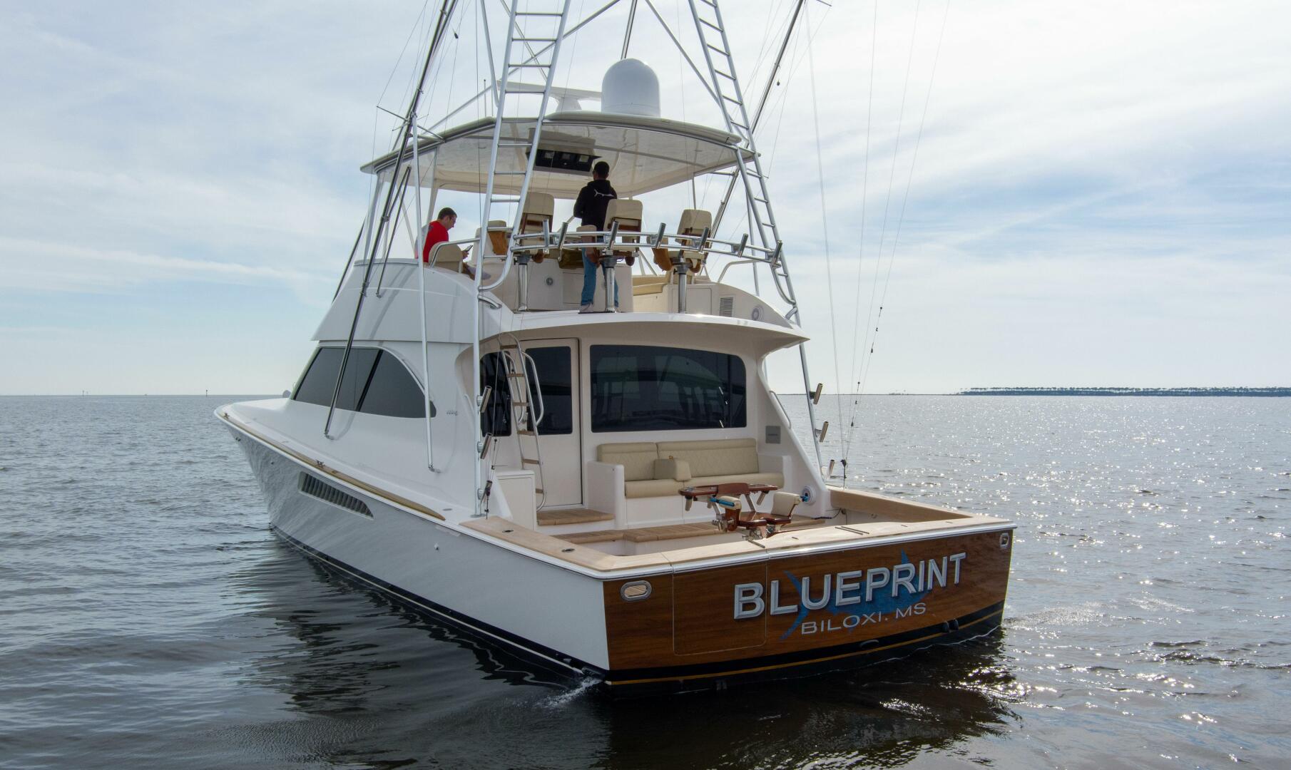 Slide: The Image of 2009 60 Viking Sportfish Blueprint Port Profile (3) - 5022149