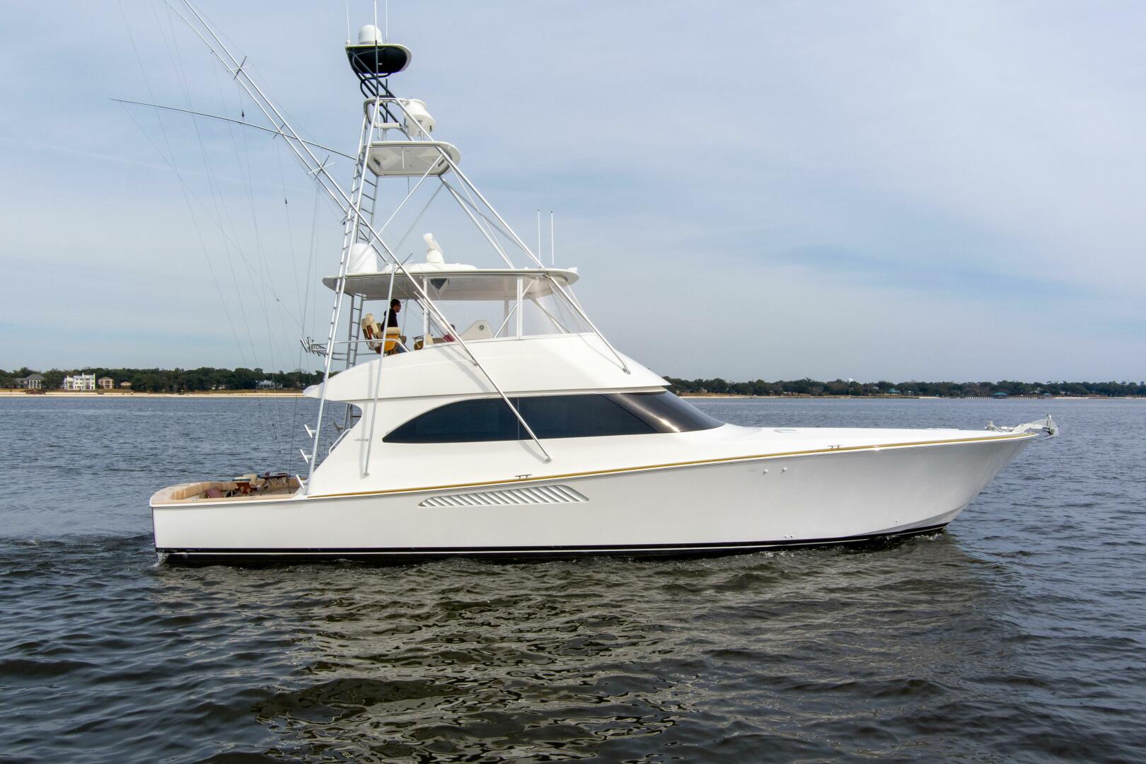 Slide: The Image of 2009 60 Viking Sportfish Blueprint Starboard Profile (2) - 5022161