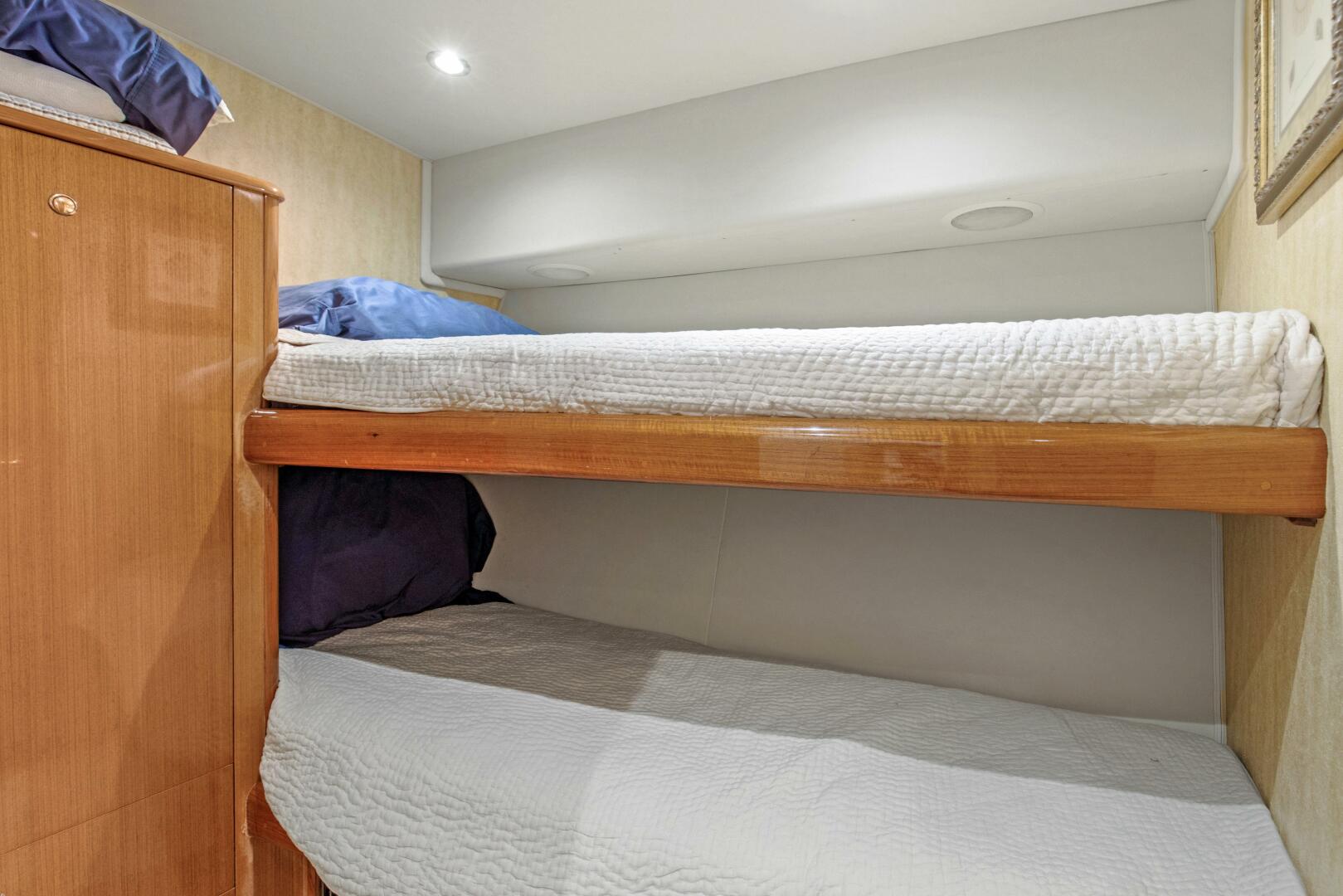 Slide: The Image of 2002 61 Viking Convertible Watusi Starboard Stateroom - 4695129
