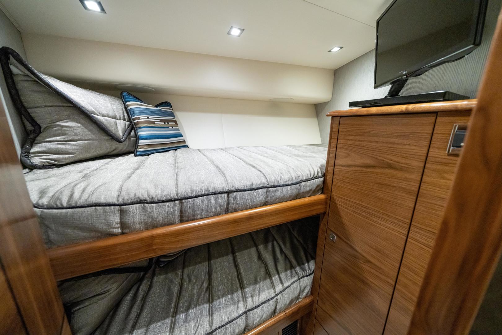 Slide: The Image of 64 Viking Convertible Guest Port Forward Stateroom - 3694125