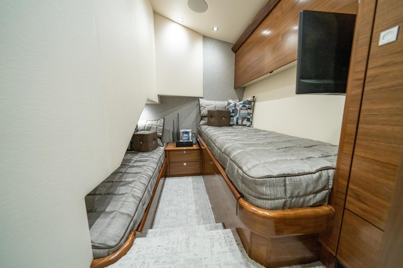 Slide: The Image of 64 Viking Convertible Guest Port Aft Stateroom - 3694145