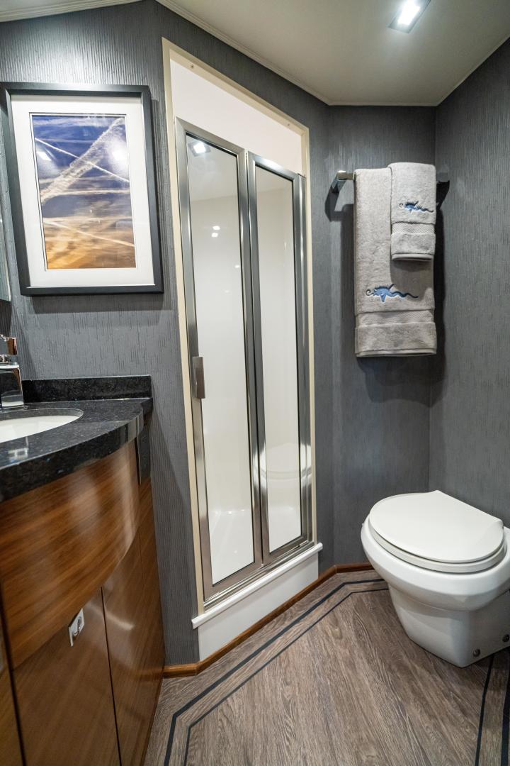 Slide: The Image of 64 Viking Convertible Guest Port Aft Head - 3694146