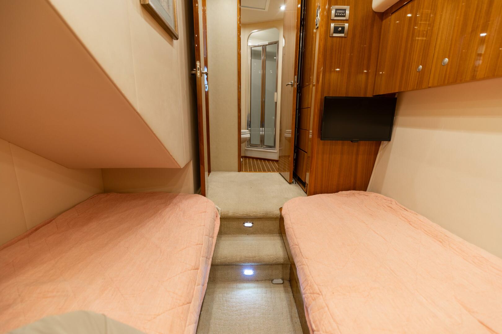 Slide: The Image of 2008 Viking 64 Enclose Bridge- Guest Stateroom - 4622510