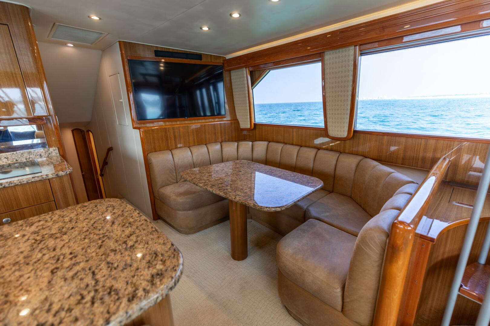 Slide: The Image of 2008 Viking 64 Enclose Bridge- Galley/Dinette - 4622518
