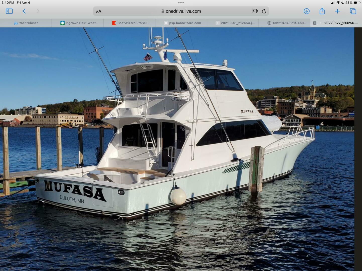 Slide: The Image of Viking 65 Enclosed Bridge Convertible 2003 - 5227879