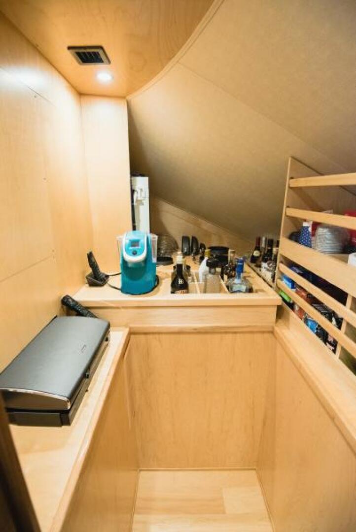 Slide: The Image of 2017 Viking 66 Convertible Galley Pantry - 4745907