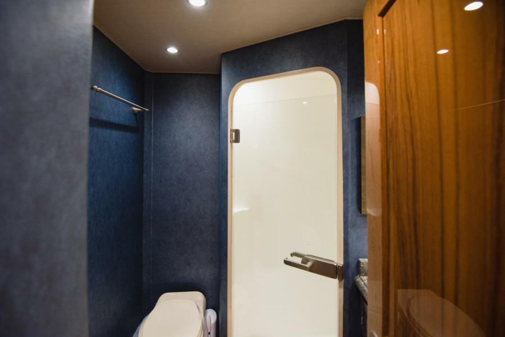 Slide: The Image of 2017 Viking 66 Convertible Master Stateroom Head - 4745913