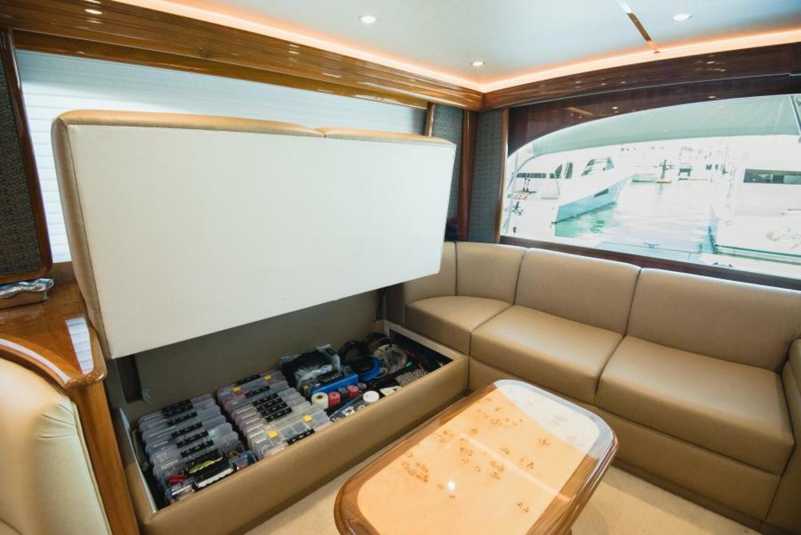 Slide: The Image of 2017 Viking 66 Convertible Salon Storage - 4745901