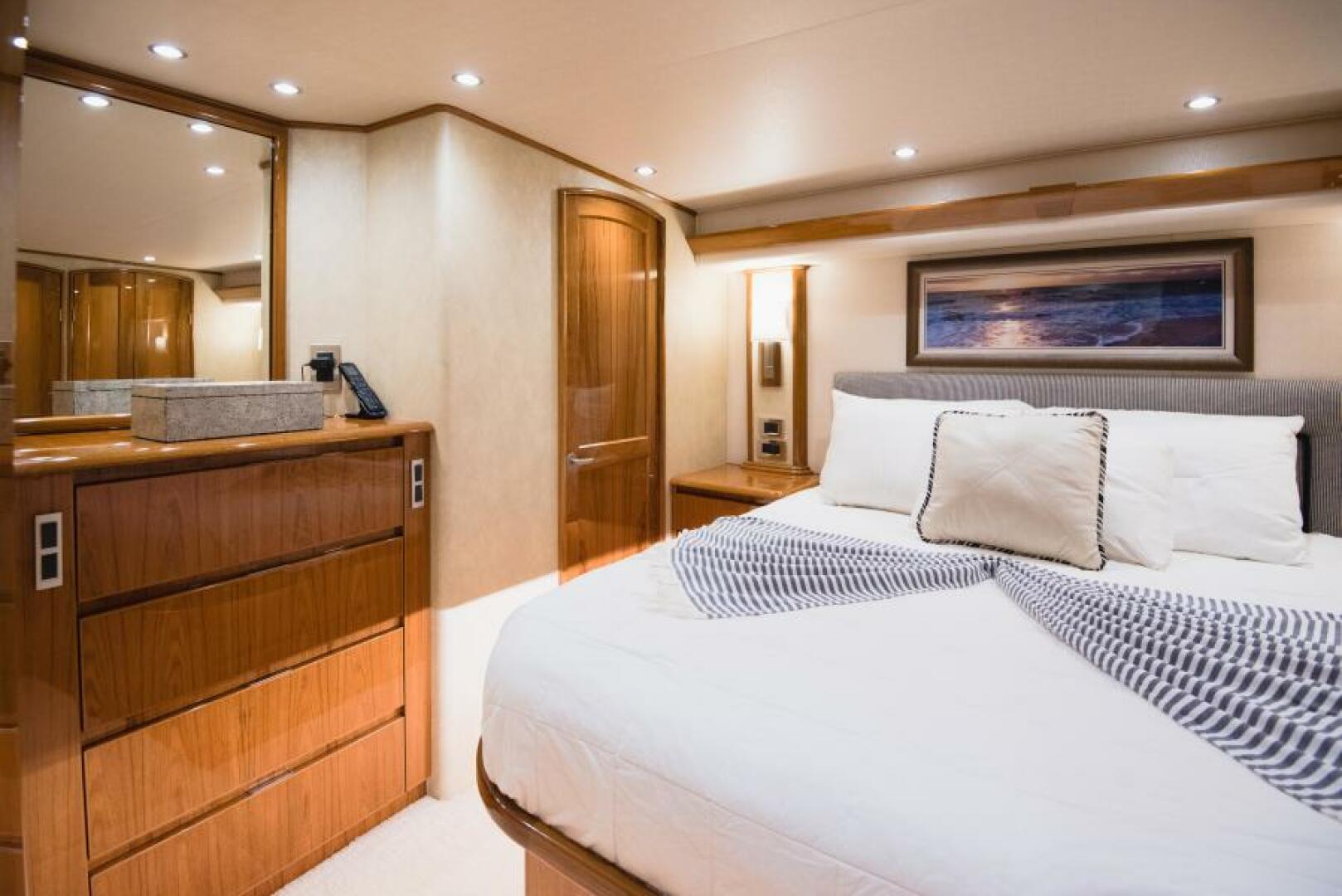 Slide: The Image of 2017 Viking 66 Convertible Master Stateroom - 4745908