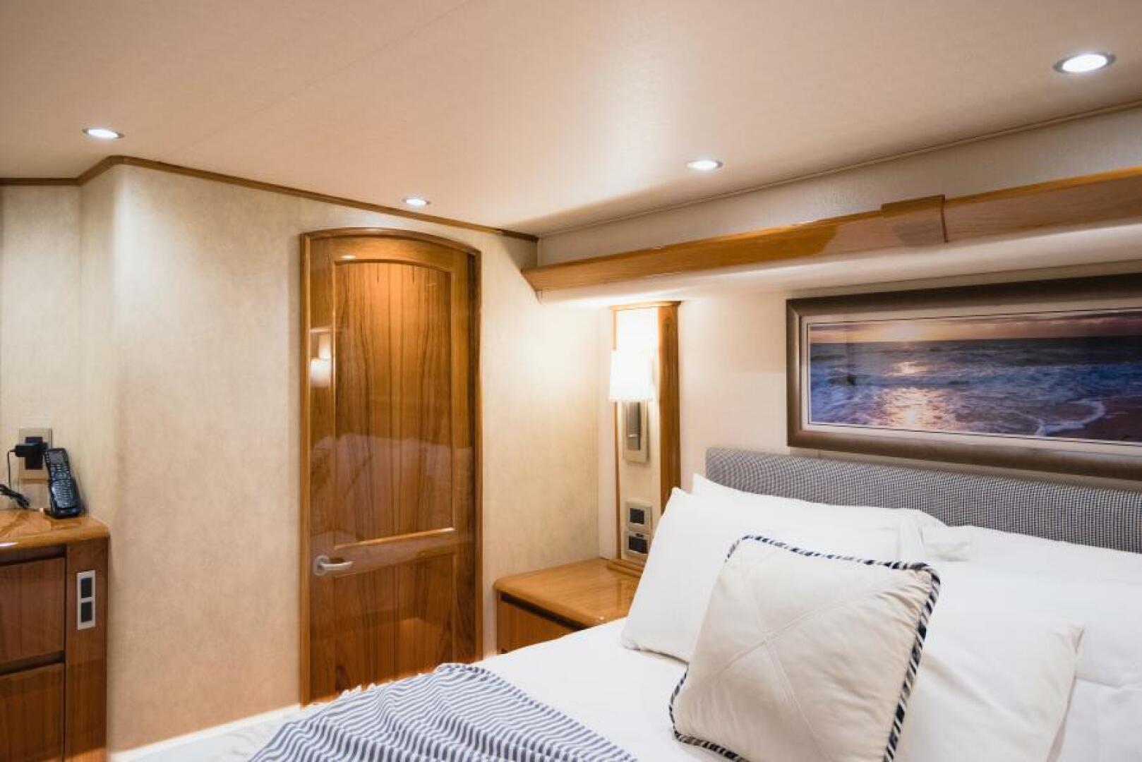 Slide: The Image of 2017 Viking 66 Convertible Master Stateroom - 4745910