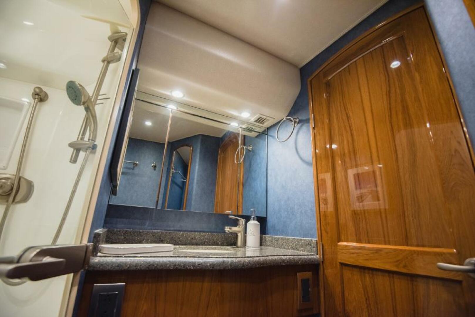 Slide: The Image of 2017 Viking 66 Convertible Master Stateroom Head - 4745912