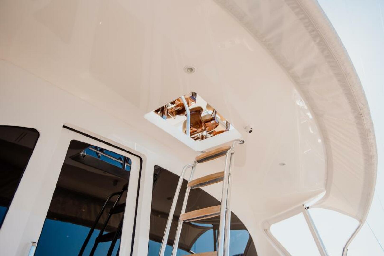 Slide: The Image of 2017 Viking 66 Convertible Flyrbridge Ladder - 4745926