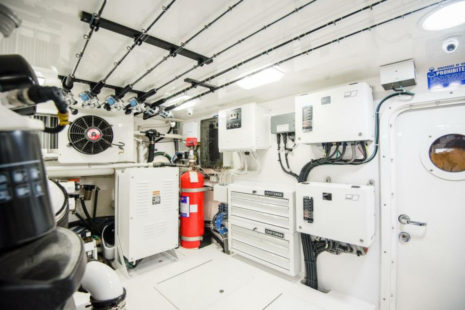 Slide: The Image of 2017 Viking 66 Convertible Engine Room - 4745946