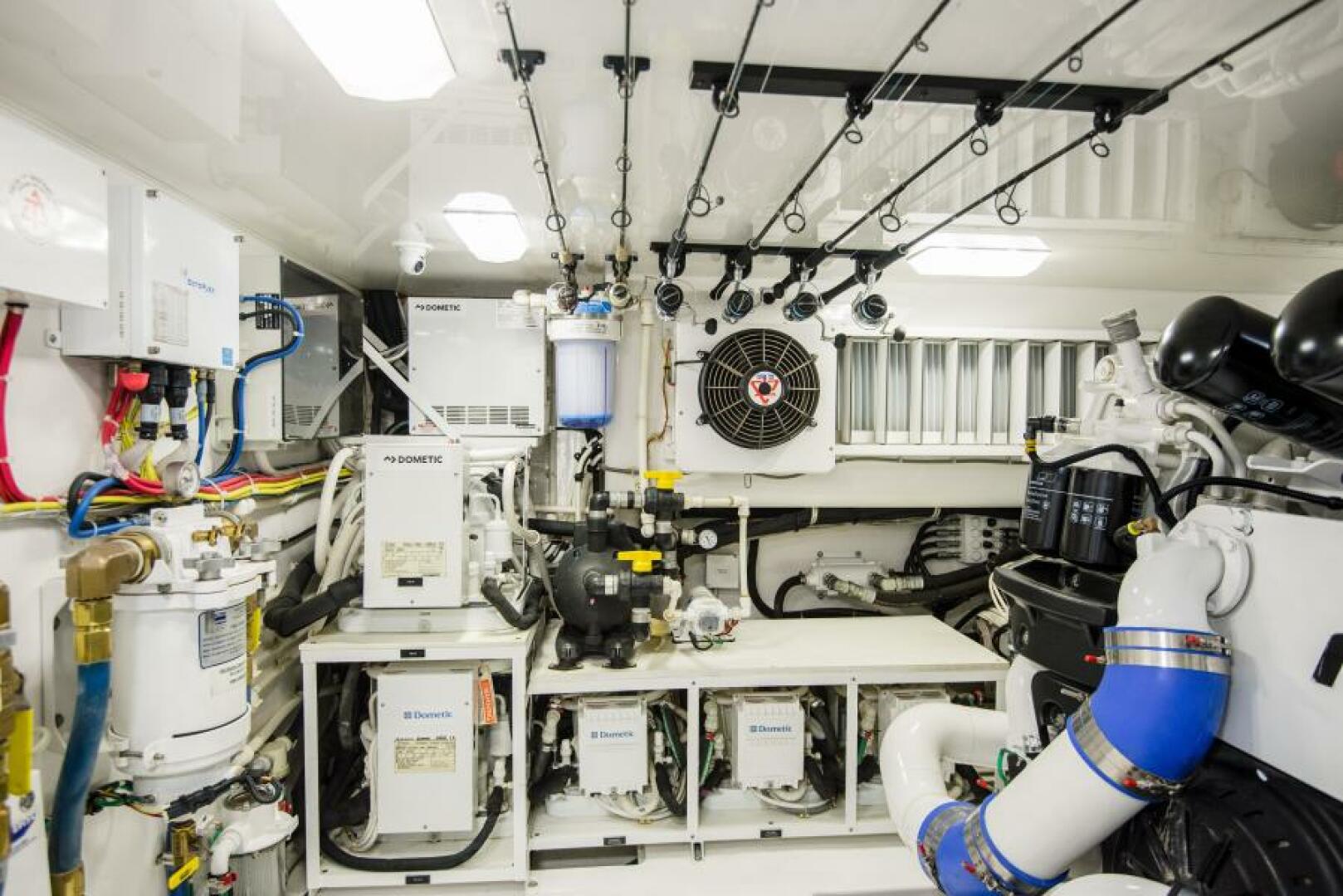 Slide: The Image of 2017 Viking 66 Convertible Engine Room - 4745949