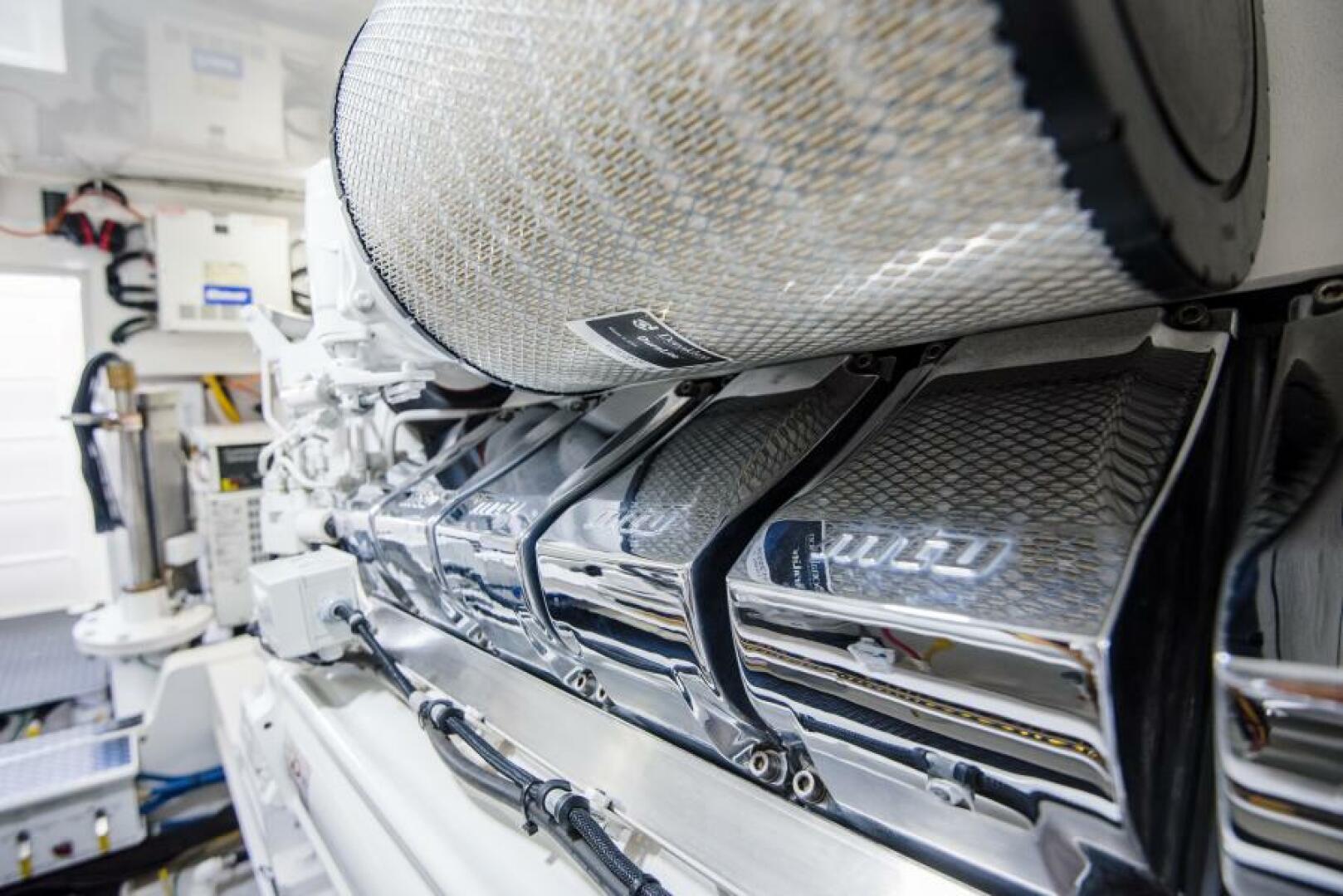 Slide: The Image of 2017 Viking 66 Convertible Engine Room - 4745951