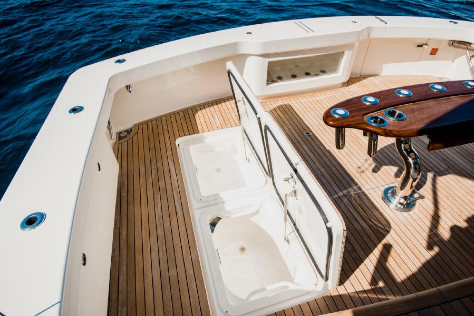 Slide: The Image of 2017 Viking 66 Convertible In Deck Livewell - 4745941