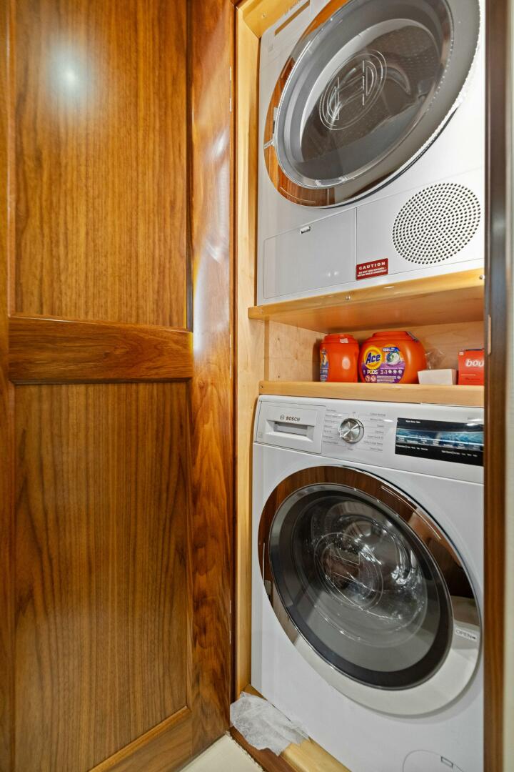 Slide: The Image of 2021 Viking 68 CNV 'Plan B' Washer / Dryer - 3958521