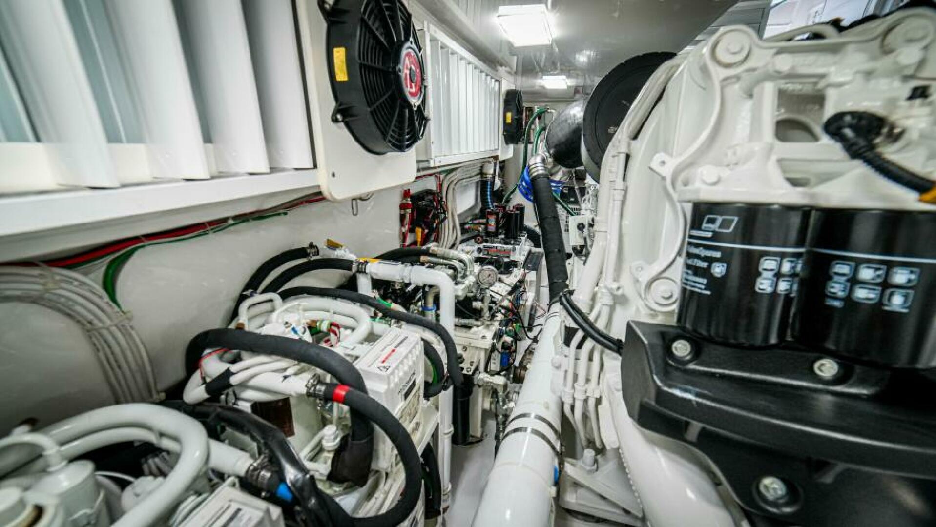 Slide: The Image of 2023 68 Viking Convertible 'Miss Victoria' Engine Room - 4751788