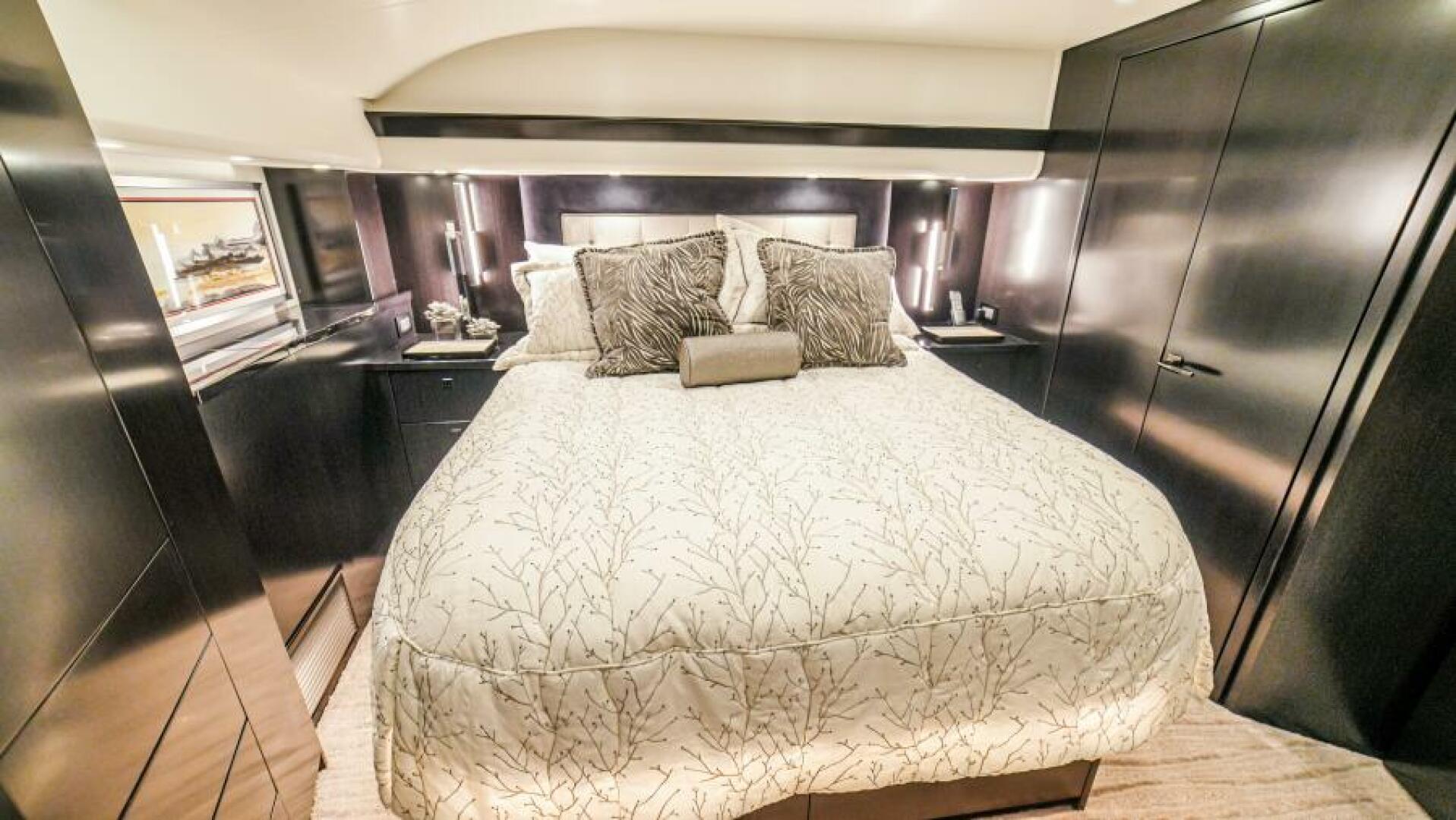 Slide: The Image of 2023 68 Viking Convertible 'Miss Victoria' Master Stateroom - 4751691
