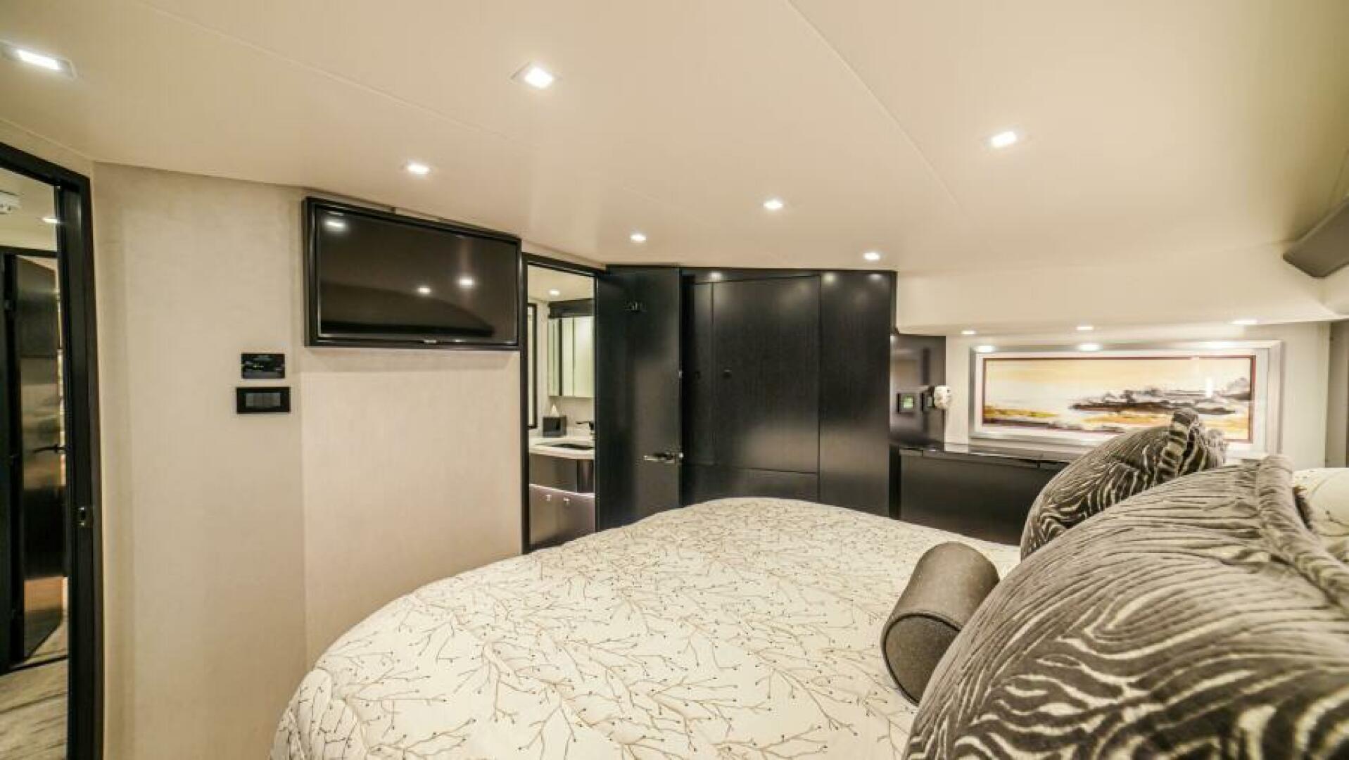 Slide: The Image of 2023 68 Viking Convertible 'Miss Victoria' Master Stateroom - 4751719
