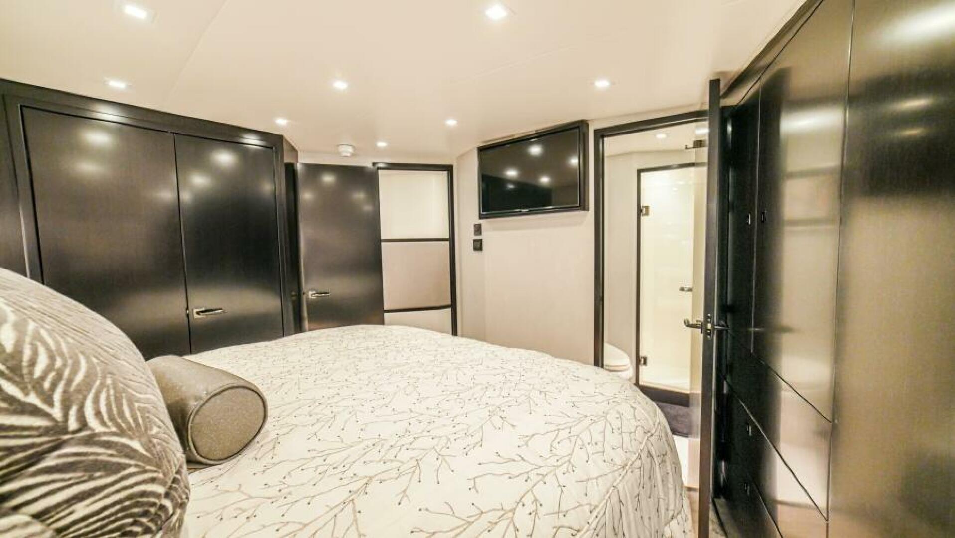 Slide: The Image of 2023 68 Viking Convertible 'Miss Victoria' Master Stateroom - 4751721