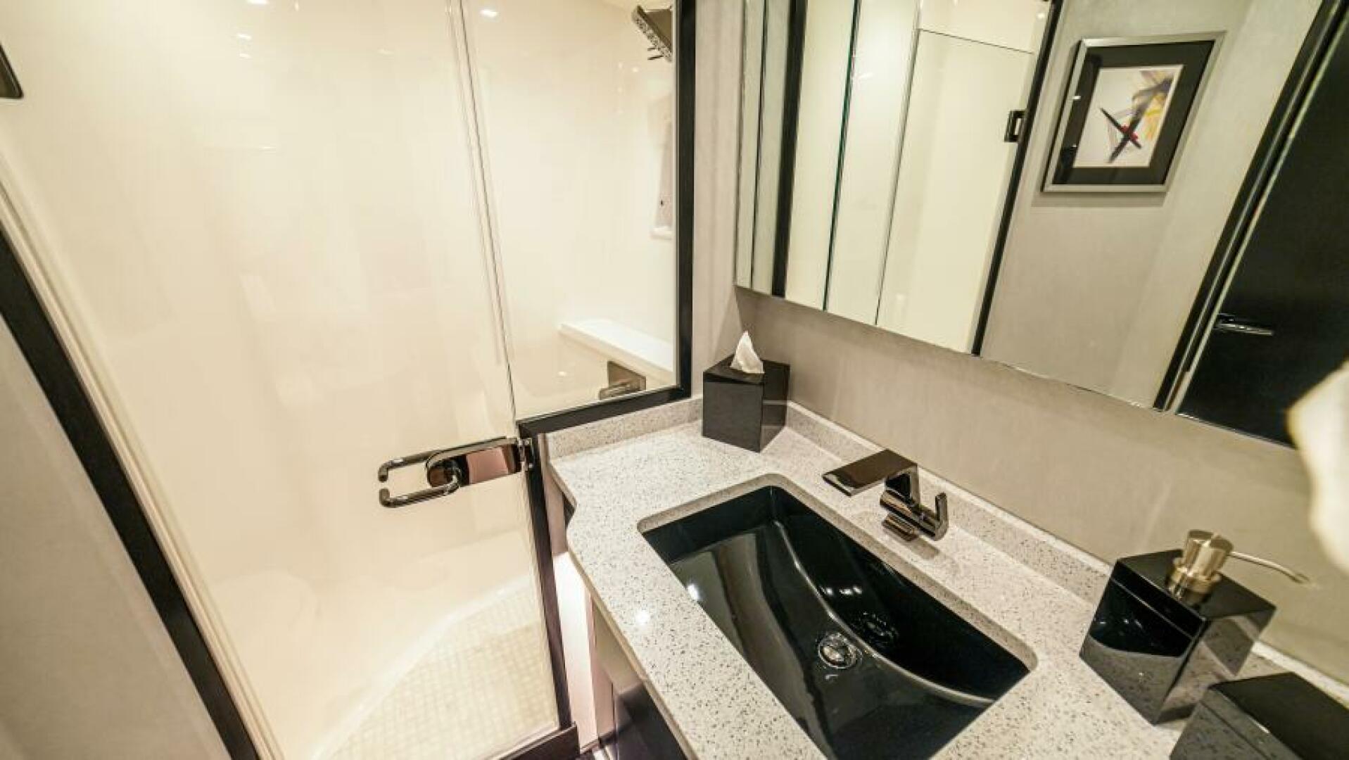 Slide: The Image of 2023 68 Viking Convertible 'Miss Victoria' Master Stateroom Head - 4751724