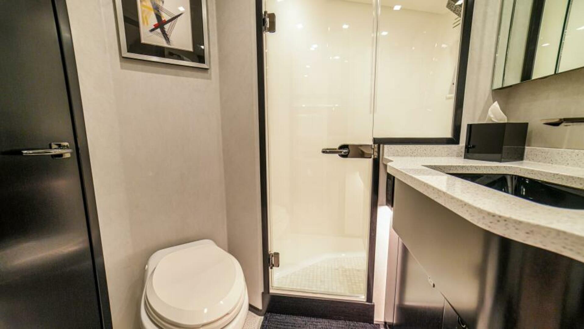 Slide: The Image of 2023 68 Viking Convertible 'Miss Victoria' Master Stateroom Head
- 4751725