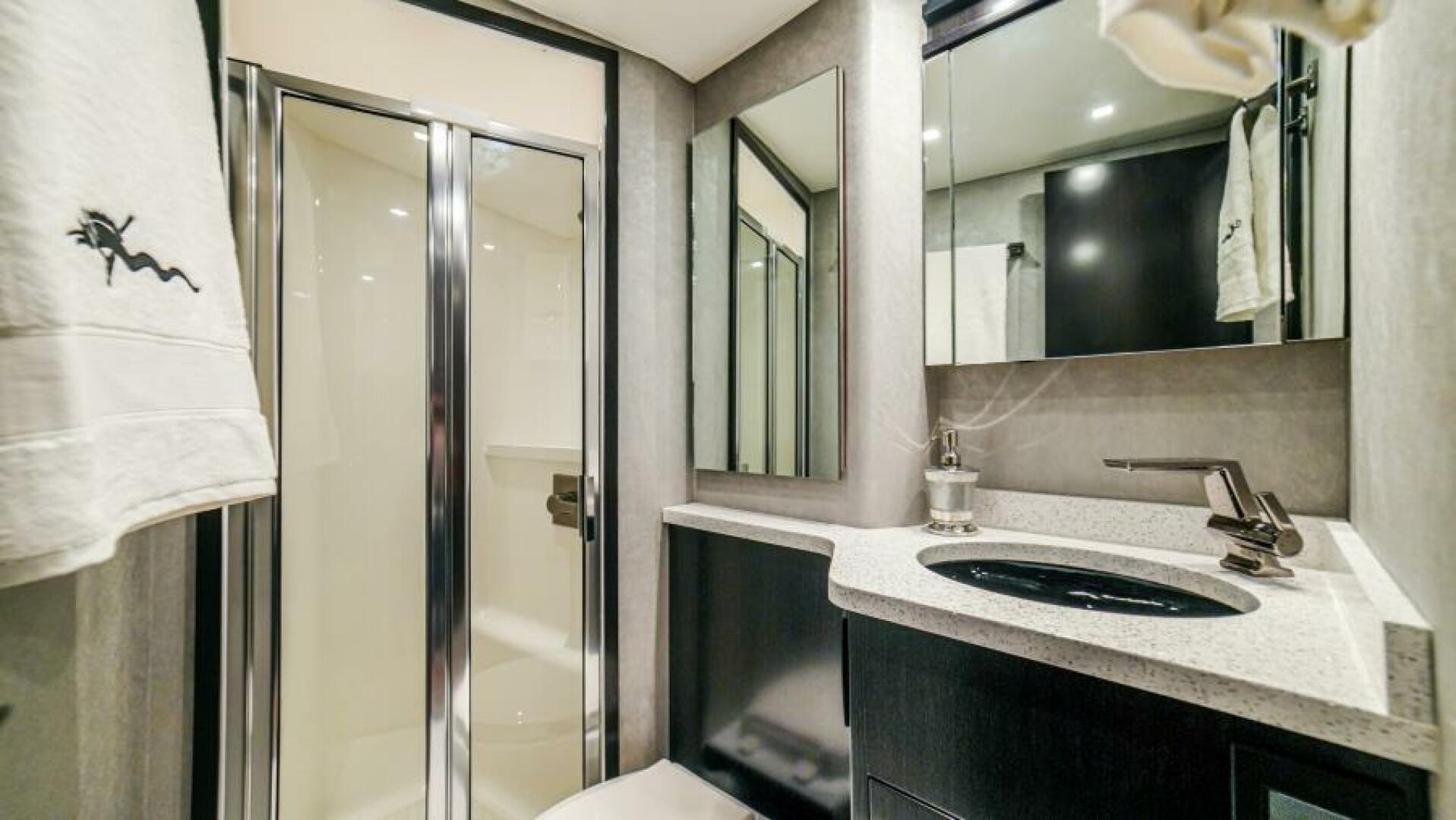 Slide: The Image of 2023 68 Viking Convertible 'Miss Victoria' Port Stateroom Head - 4751734