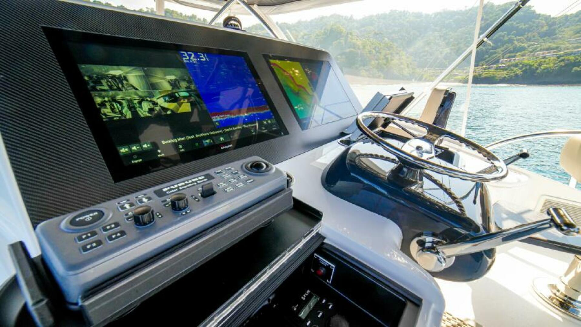 Slide: The Image of 2023 68 Viking Convertible 'Miss Victoria' Flybridge Helm - 4751765