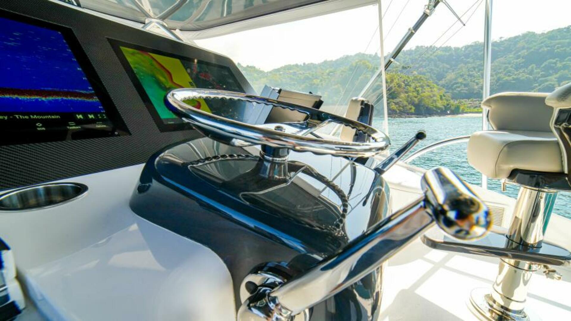 Slide: The Image of 2023 68 Viking Convertible 'Miss Victoria' Flybridge Helm - 4751766