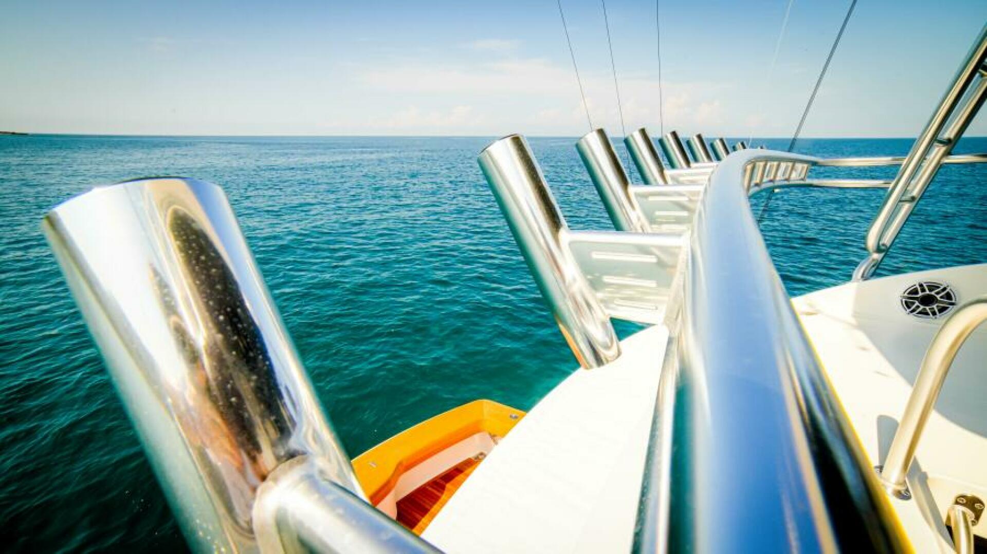 Slide: The Image of 2023 68 Viking Convertible 'Miss Victoria' Rod Holders - 4751768