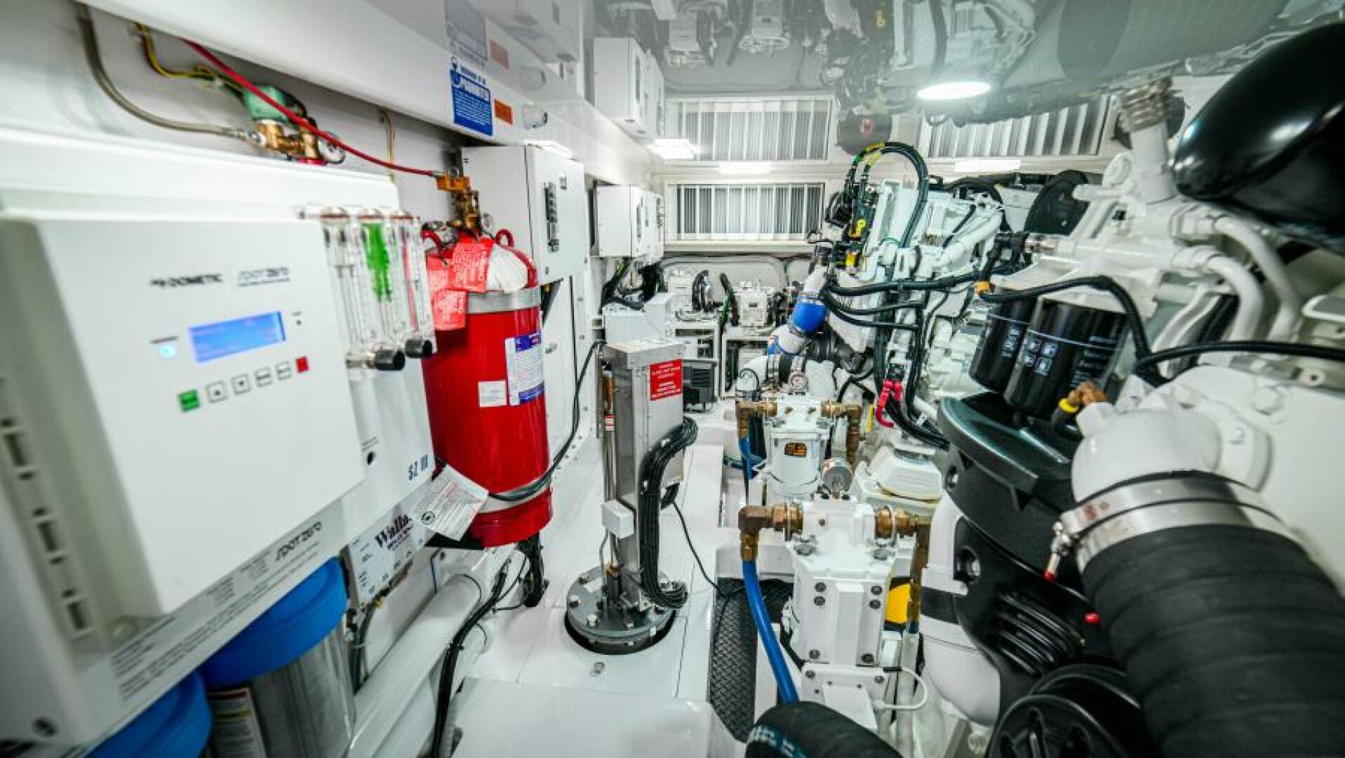 Slide: The Image of 2023 68 Viking Convertible 'Miss Victoria' Engine Room - 4751785