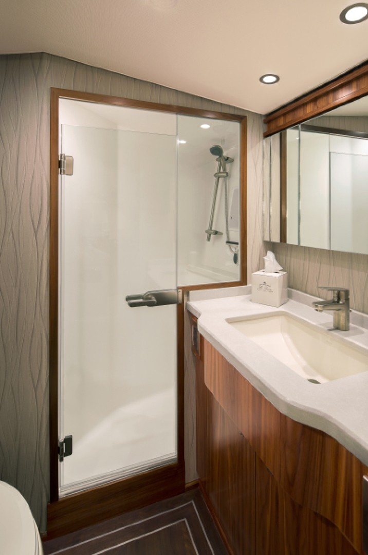 Slide: The Image of 2025 68 Viking Yacht Convertible  Head - 4895334