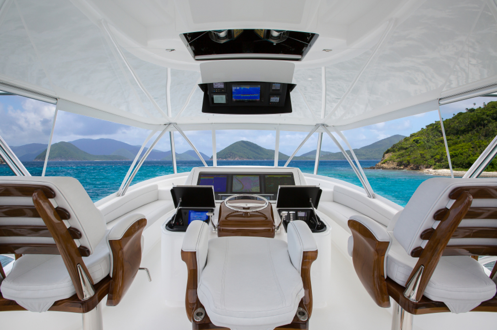 Slide: The Image of 2025 68 Viking Yacht Convertible   - 4895337