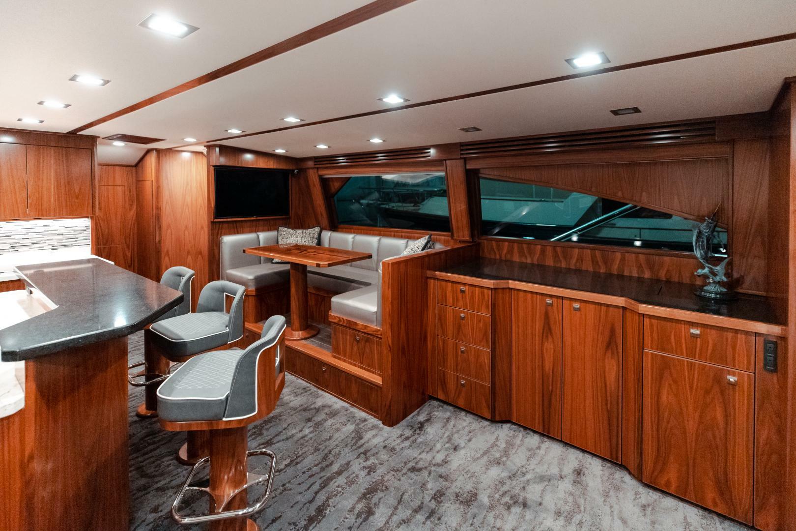 Slide: The Image of 2020 Viking 72 Convertible - AEI - Dinette - 4757847