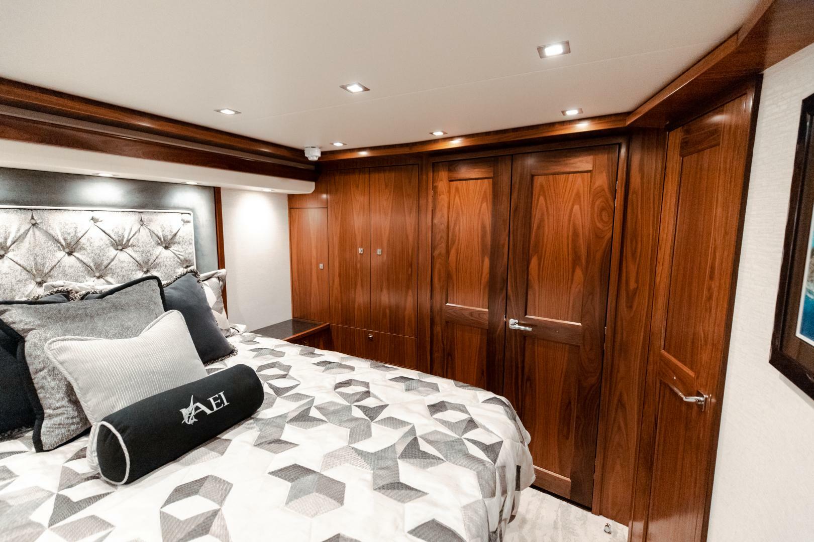 Slide: The Image of 2020 Viking 72 Convertible - AEI - Master Stateroom - 4757852