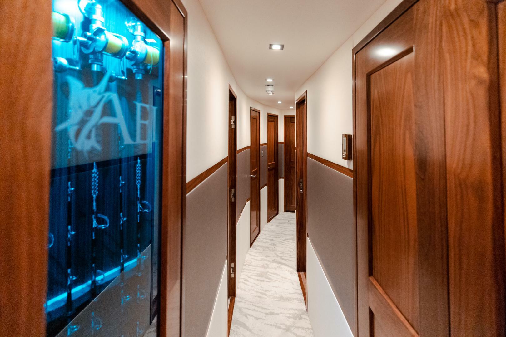 Slide: The Image of 2020 Viking 72 Convertible - AEI - Companionway - 4757867