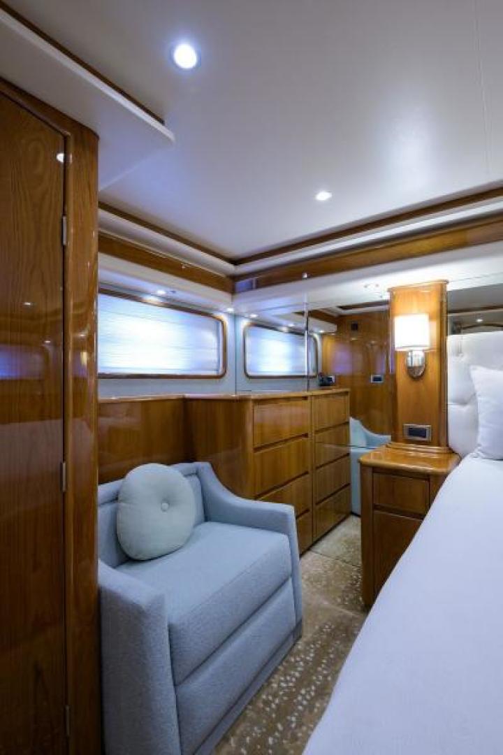 Slide: The Image of Viking 76 - Osh It - Master Stateroom 2014 Viking 76 Enclosed Bridge - Osh It - 1539907
