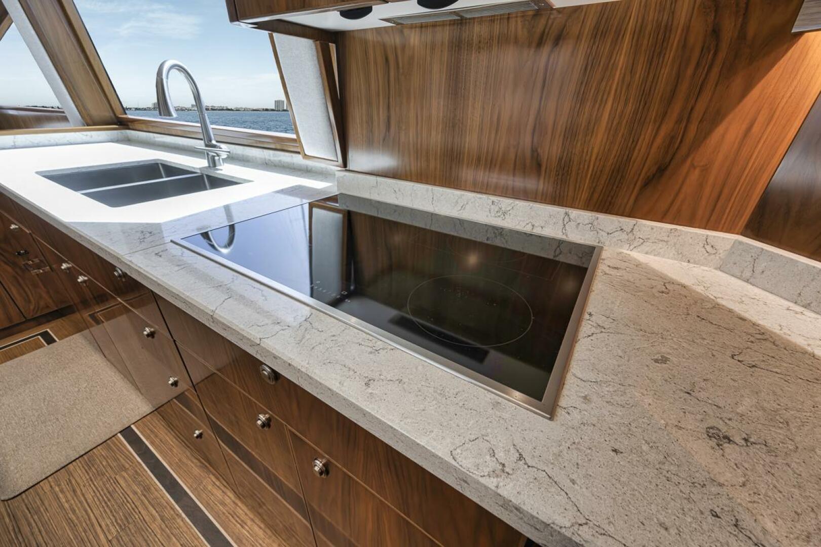Slide: The Image of Galley 2021 Viking 80 Convertible Lucky Wave - 5143575