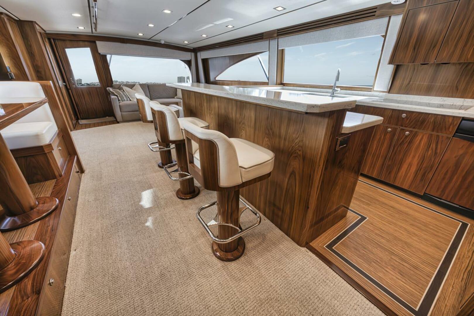 Slide: The Image of Galley 2021 Viking 80 Convertible Lucky Wave - 5143576