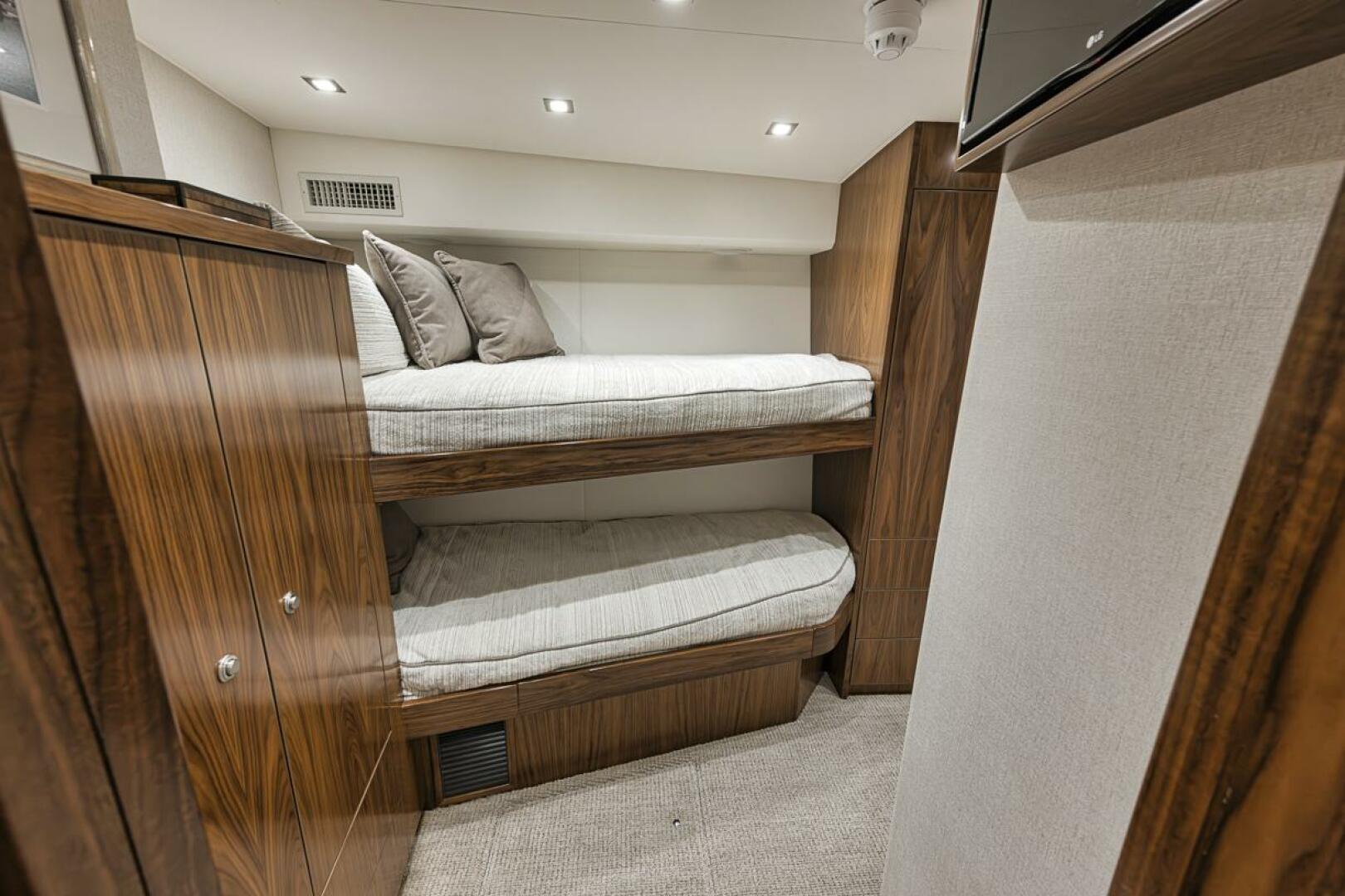 Slide: The Image of Stateroom 2021 Viking 80 Convertible Lucky Wave - 5143586