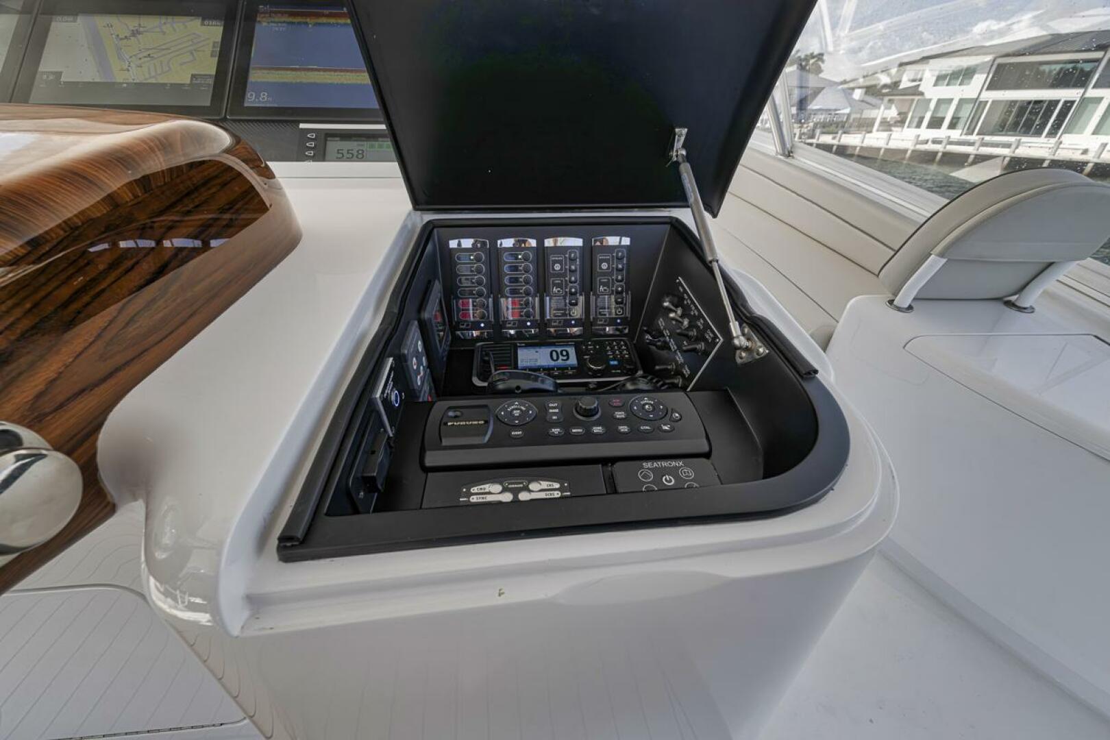 Slide: The Image of Flybridge 2021 Viking 80 Convertible Lucky Wave - 5143601